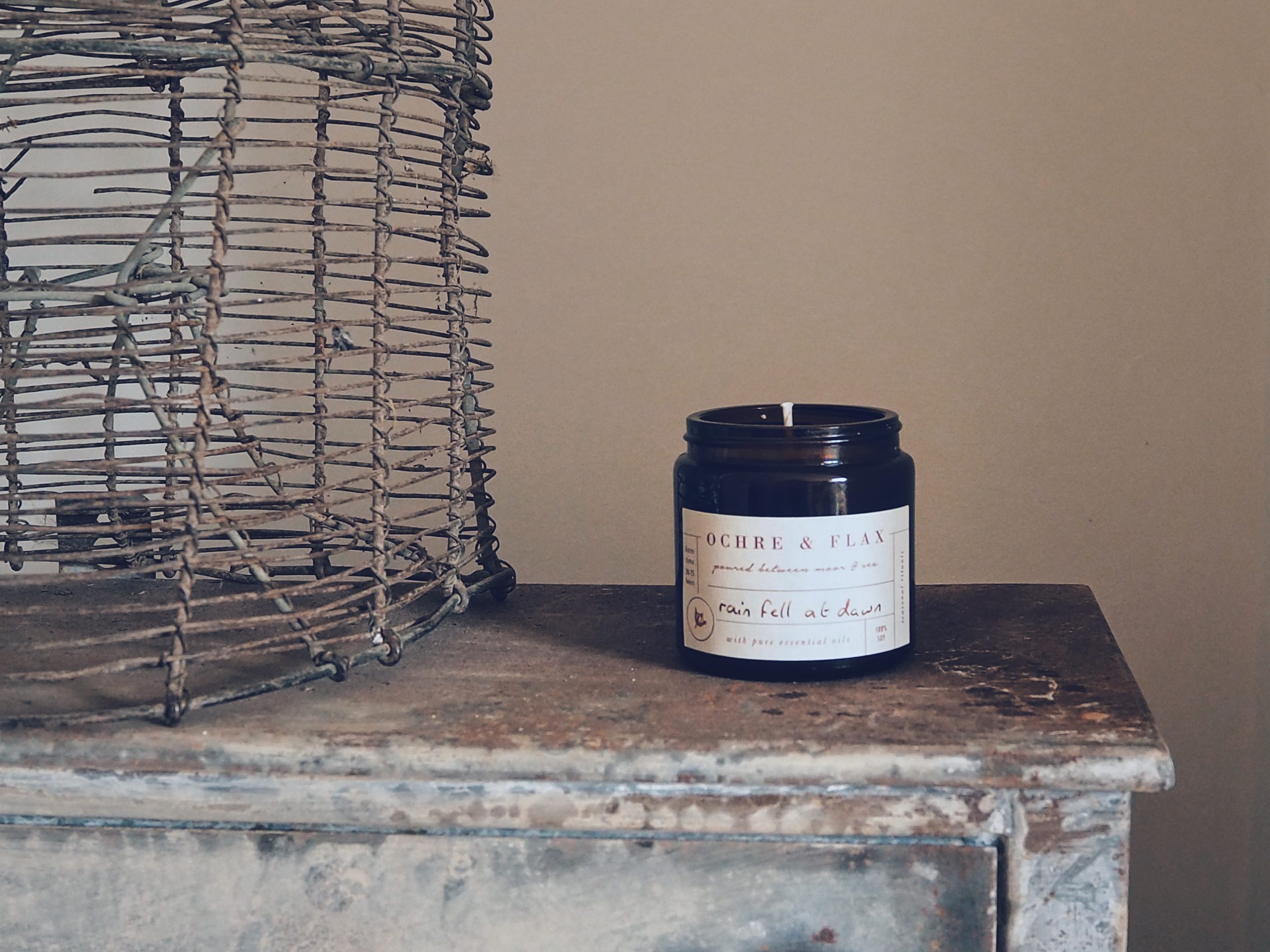 Autumn Collection : Rain Fell At Dawn Candle - Image 2