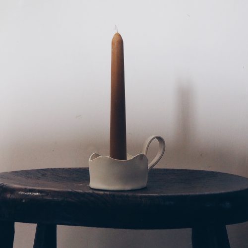 Handcrafted candle holder