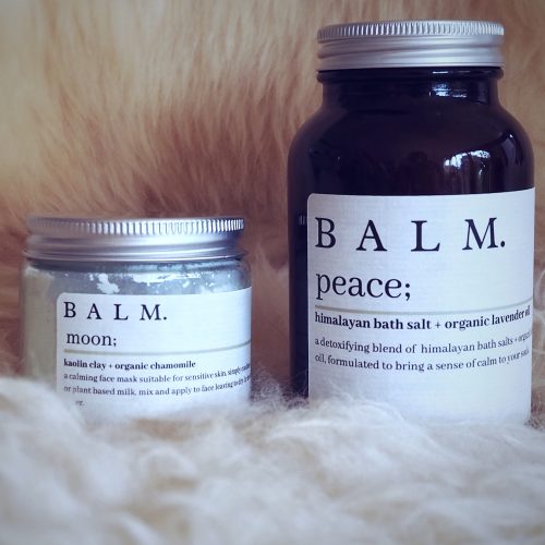 Bath salts and face mask
