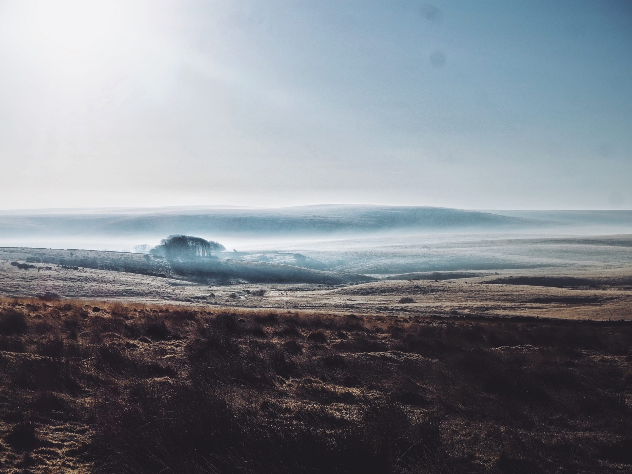 Winter dawn over Dartmoor